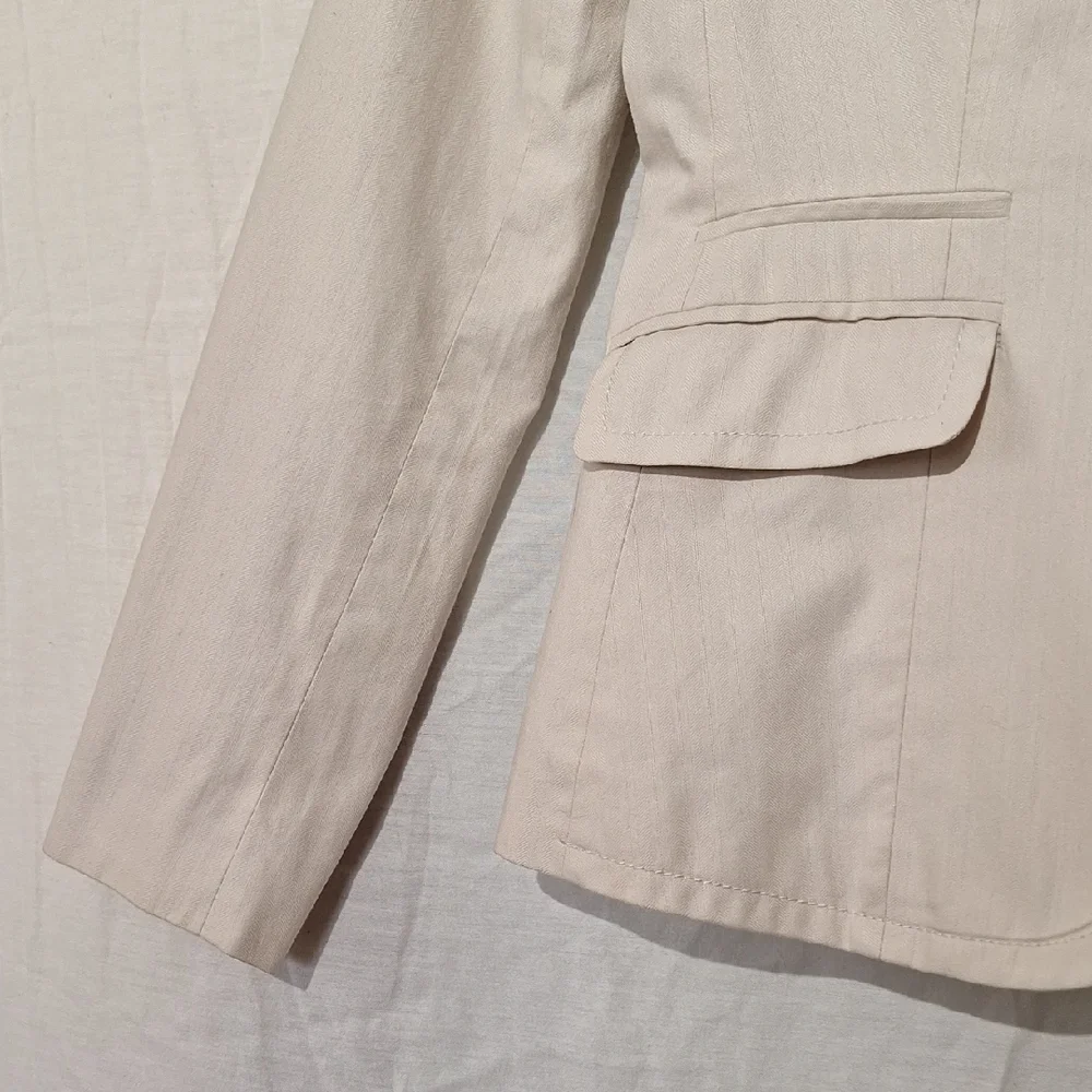 3/$20-GAP Beige Cotton Blazer, Sz 4, NWOT - Picture 7 of 15